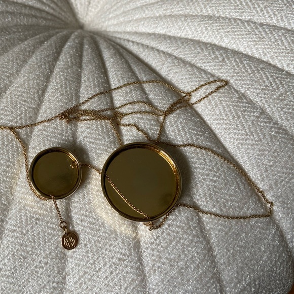 House of Harlow 1960 Double Sunburst Necklace, 26" - Picture 9 of 9